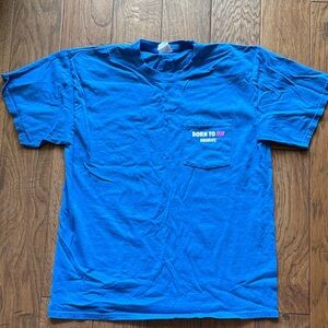 Absolut Vodka Blue Graphic T-Shirt